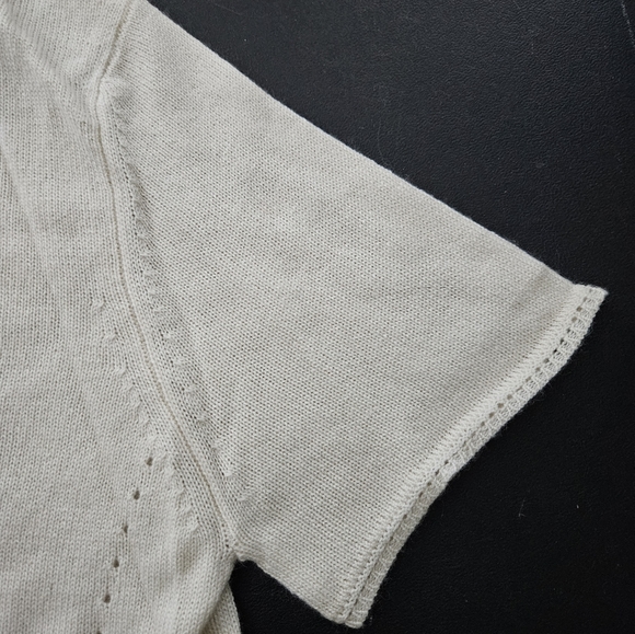 TSE Cashmere/Silk V Neck Pullover - Ivory - Size XL - NWT - Picture 2 of 7